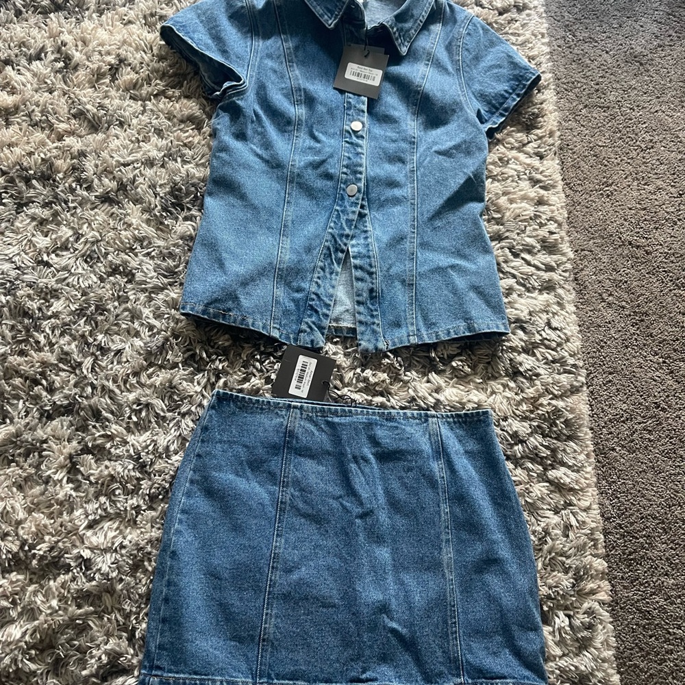 Vestique matching denim set size medium brand new with tags 
Bought for 96 - Picture 2 of 4